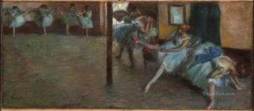 Edgar Degas Painting - Ballet Rehearsal Edgar Degas